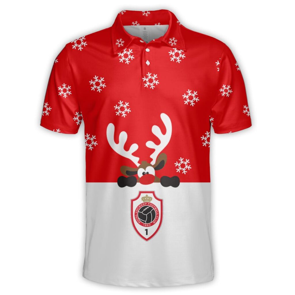 Belgian Pro League R Antwerp FC Merry Christmas Ugly Sweater | Hoodie | Zipper | T-Shirt | Polo