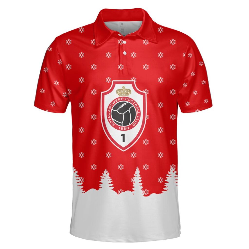 Belgian Pro League R Antwerp FC Merry Christmas Ugly Sweater | Hoodie | Zipper | T-Shirt | Polo | Long Paint