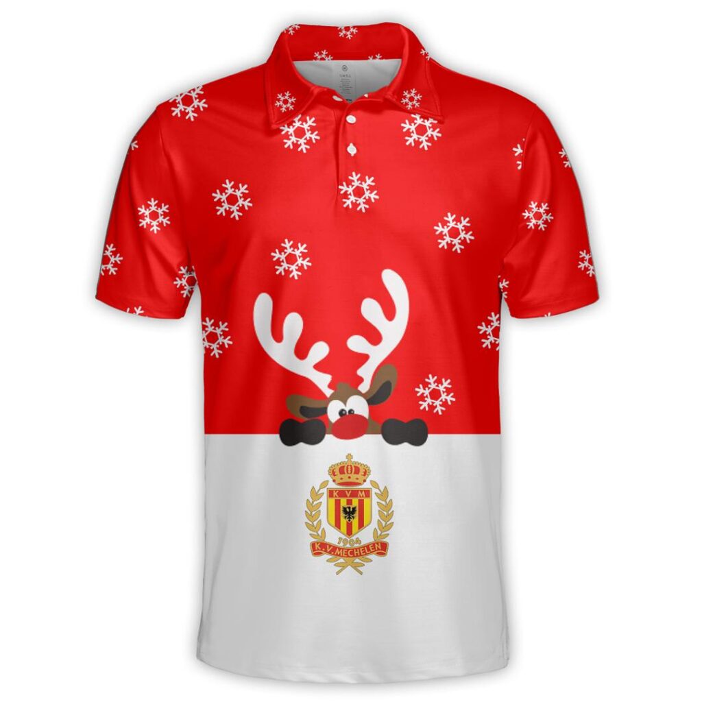 Belgian Pro League KV Mechelen Merry Christmas Ugly Sweater | Hoodie | Zipper | T-Shirt | Polo