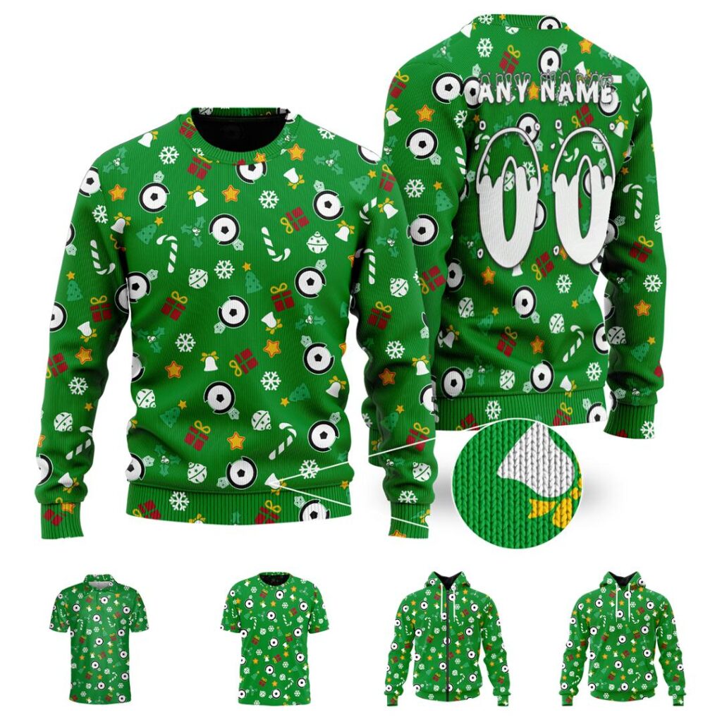 Belgian Pro League Cercle Brugge KSV Merry Christmas Ugly Sweater | Hoodie | Zipper | T-Shirt | Polo