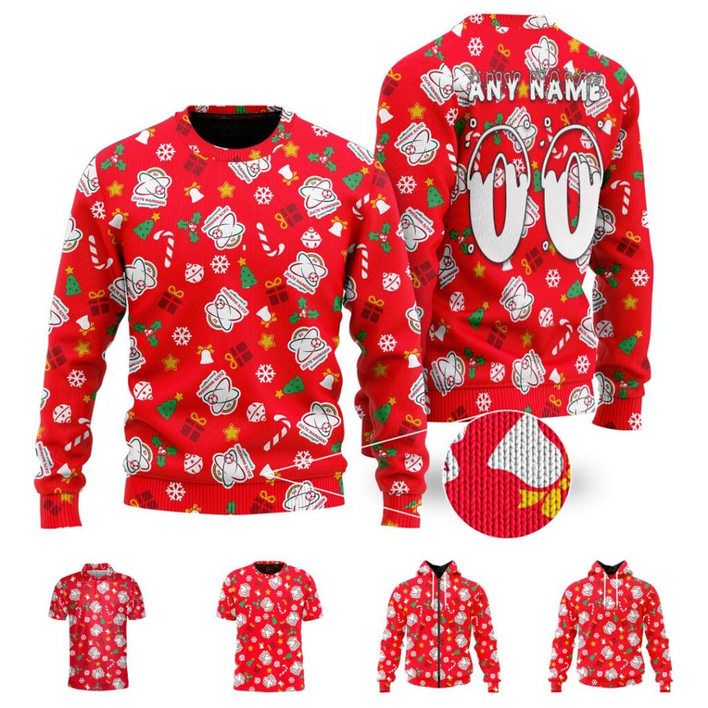 Belgian Pro League SV Zulte Waregem Merry Christmas Ugly Sweater | Hoodie | Zipper | T-Shirt | Polo