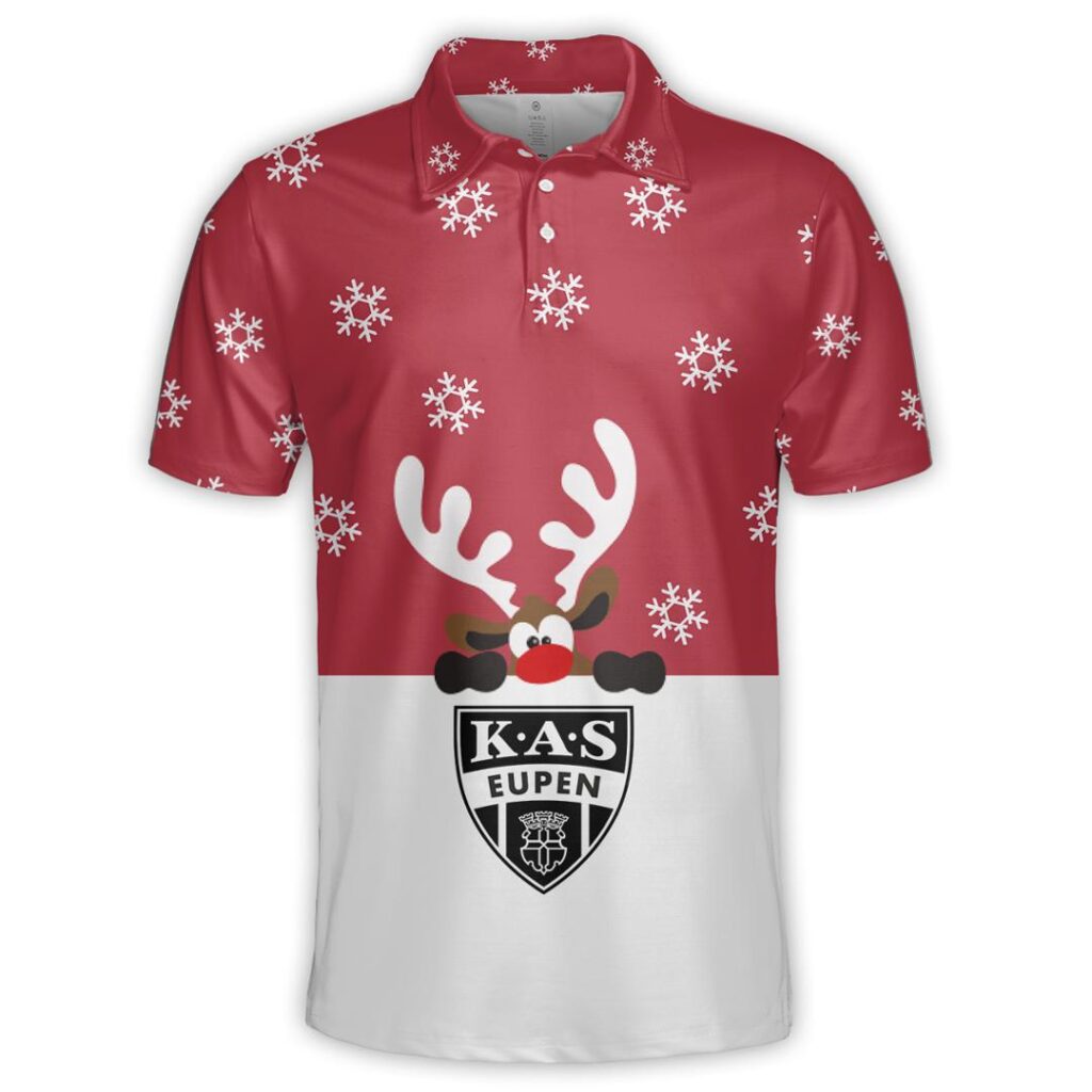 Belgian Pro League KAS Eupen Merry Christmas Ugly Sweater | Hoodie | Zipper | T-Shirt | Polo