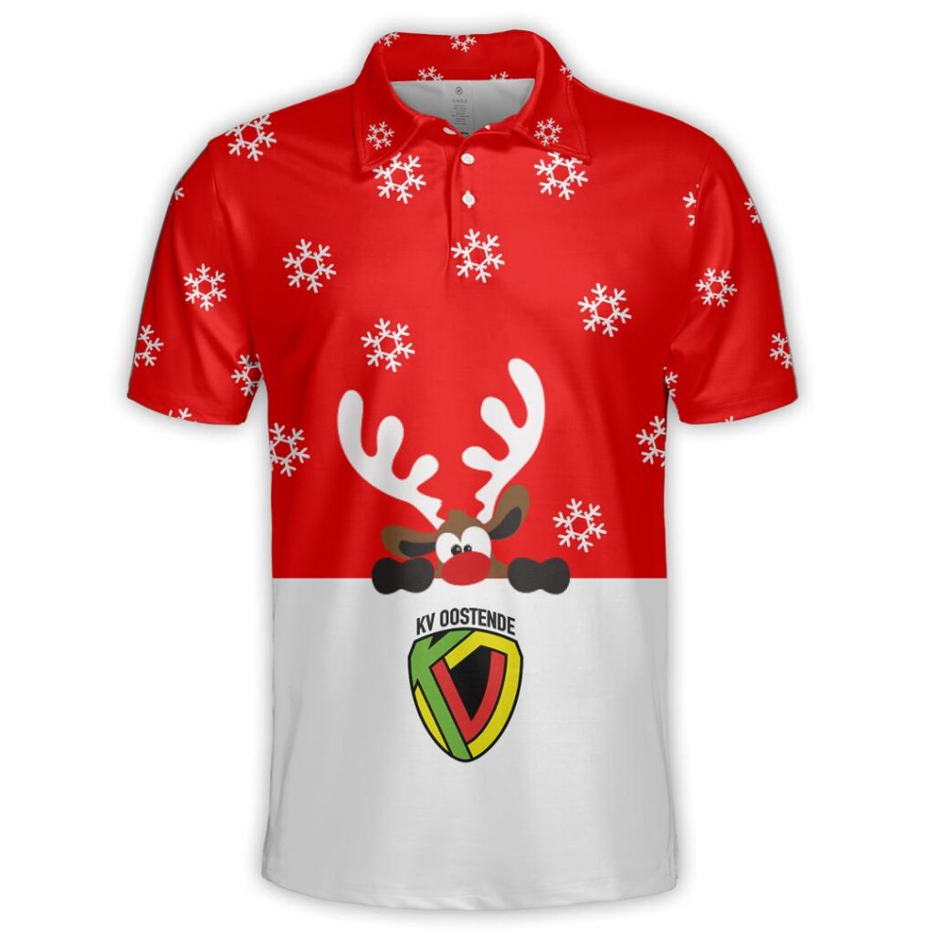 Belgian Pro League KV Oostende Merry Christmas Ugly Sweater | Hoodie | Zipper | T-Shirt | Polo