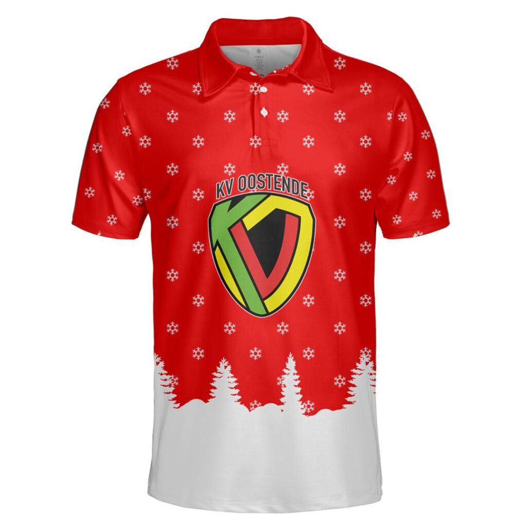 Belgian Pro League KV Oostende Merry Christmas Ugly Sweater | Hoodie | Zipper | T-Shirt | Polo | Long Paint