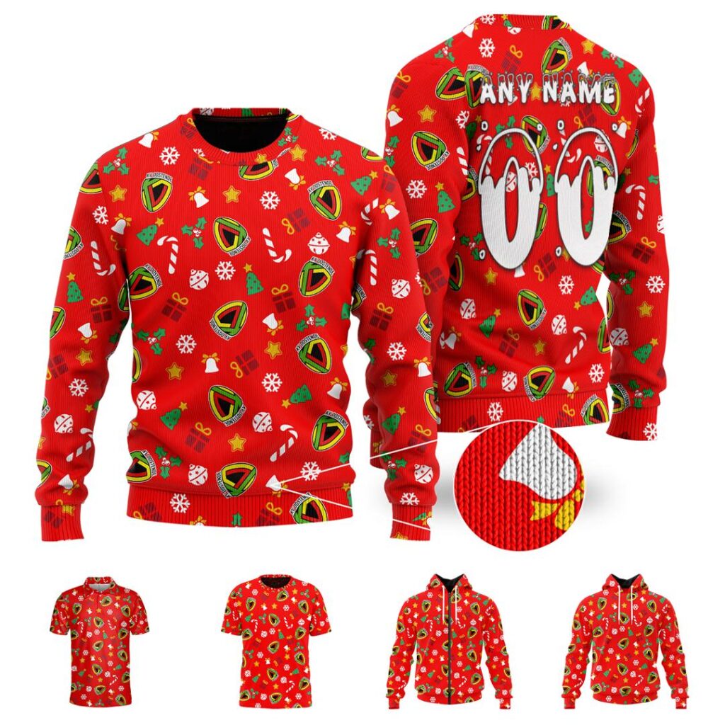 Belgian Pro League KV Oostende Merry Christmas Ugly Sweater | Hoodie | Zipper | T-Shirt | Polo