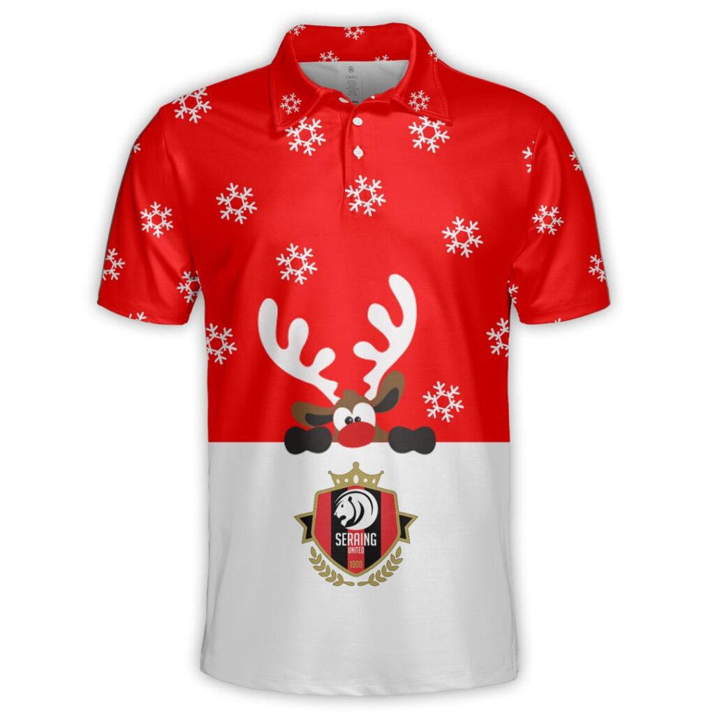 Belgian Pro League RFC Seraing Merry Christmas Ugly Sweater | Hoodie | Zipper | T-Shirt | Polo