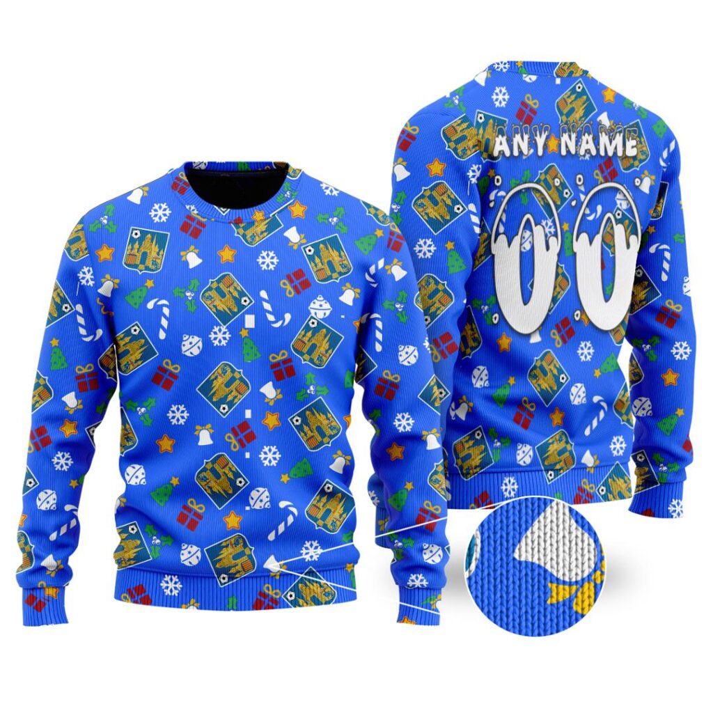 Belgian Pro League KVC Westerlo Merry Christmas Ugly Sweater | Hoodie | Zipper | T-Shirt | Polo