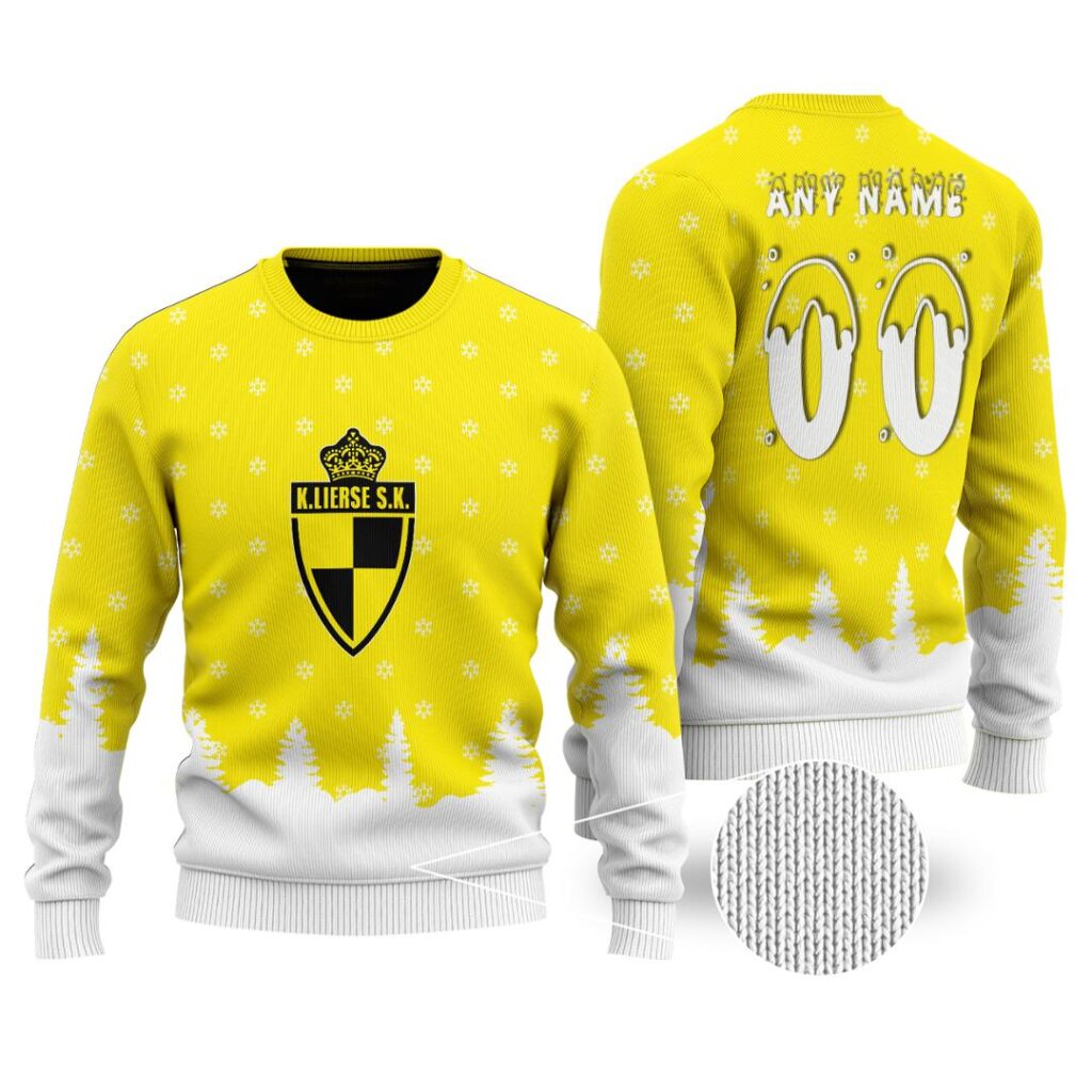 Belgian Pro League Lierse SK Merry Christmas Ugly Sweater | Hoodie | Zipper | T-Shirt | Polo | Long Paint