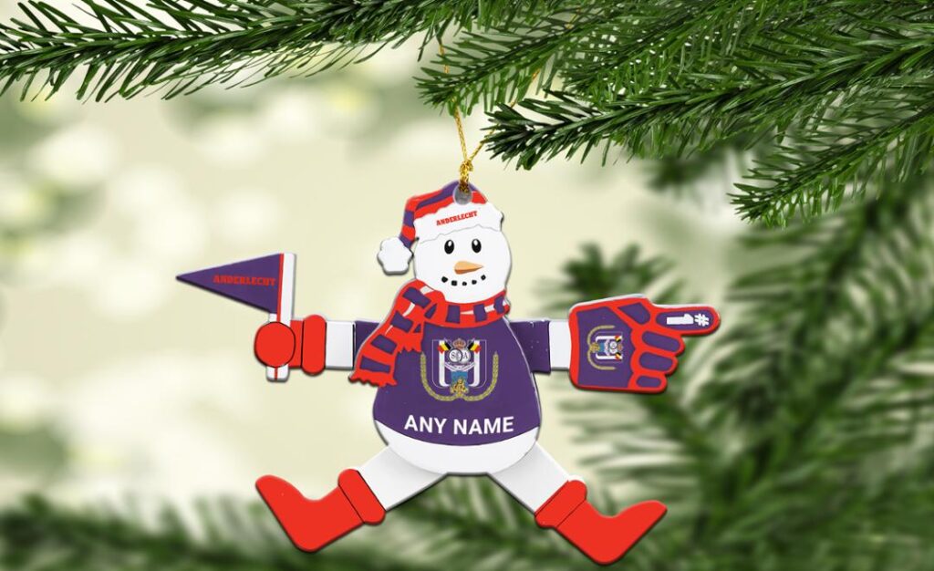 Belgian Pro League RSC Anderlecht Christmas Ornament