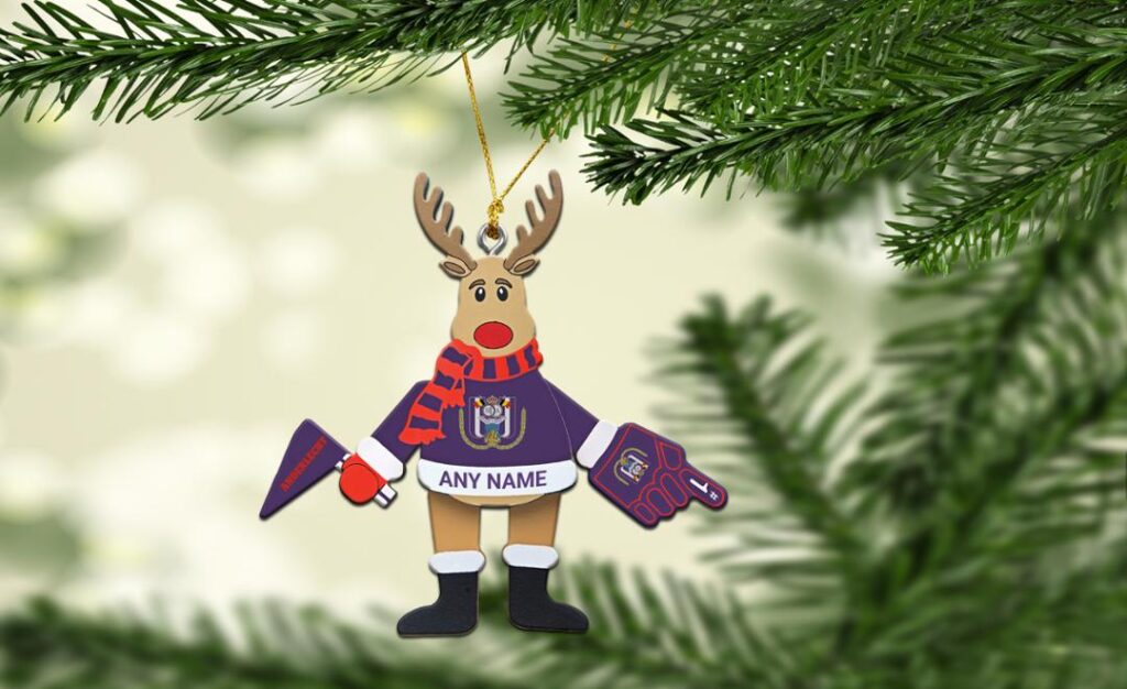 Belgian Pro League RSC Anderlecht Christmas Ornament