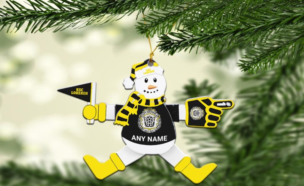 Belgian Pro League KSC Lokeren Oost Vlaanderen Christmas Ornament