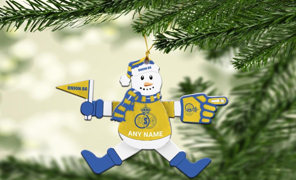 Belgian Pro League Royale Union Saint Gilloise Christmas Ornament