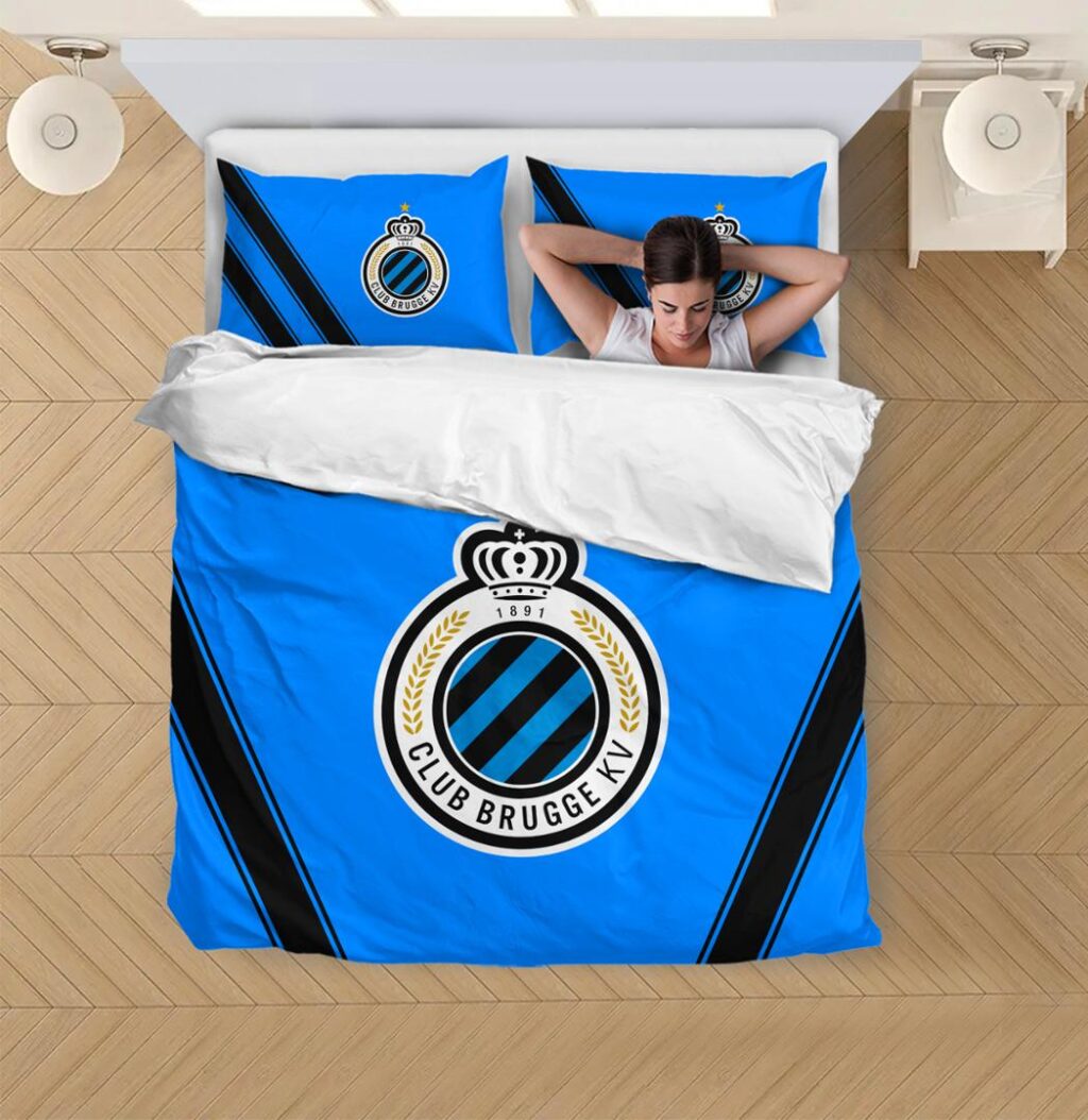 Belgian Pro League Club Brugge KV Bedding Duvet Cover + 1/2 Pillow Cases