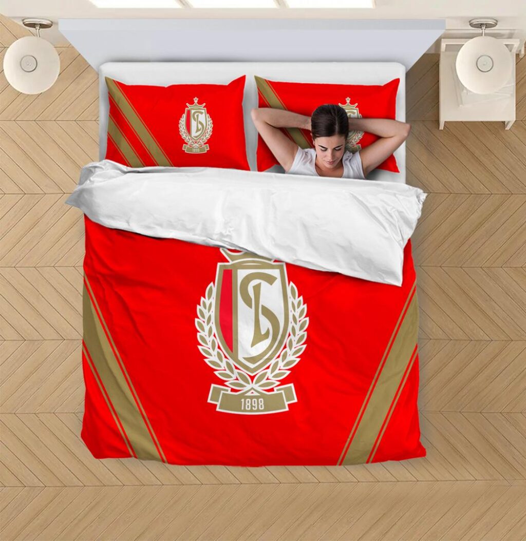 Belgian Pro League Standard Liège Bedding Duvet Cover + 1/2 Pillow Cases