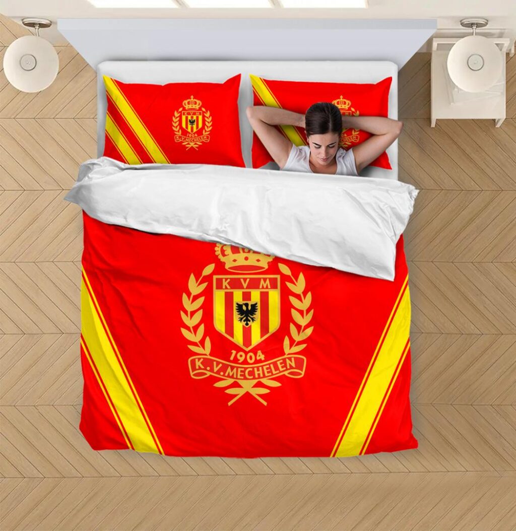 Belgian Pro League KV Mechelen Bedding Duvet Cover + 1/2 Pillow Cases