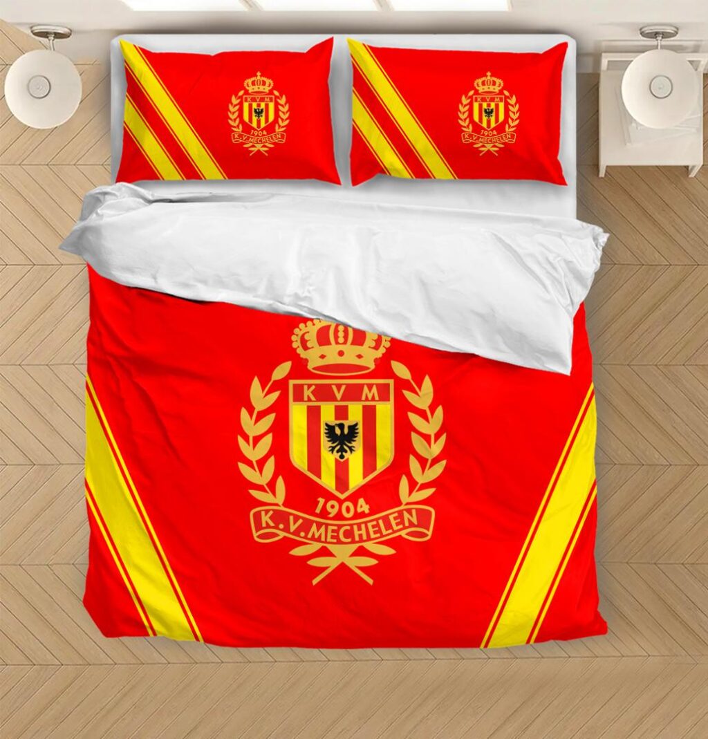 Belgian Pro League KV Mechelen Bedding Duvet Cover + 1/2 Pillow Cases