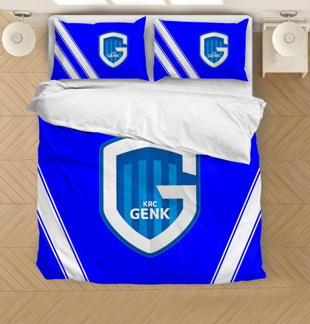 Belgian Pro League KRC Genk Bedding Duvet Cover + 1/2 Pillow Cases