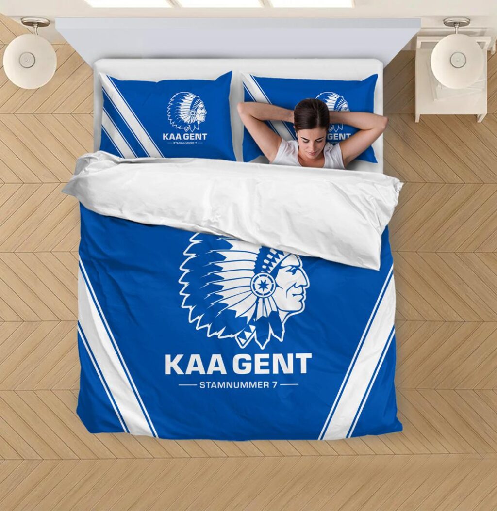 Belgian Pro League KAA Gent Bedding Duvet Cover + 1/2 Pillow Cases