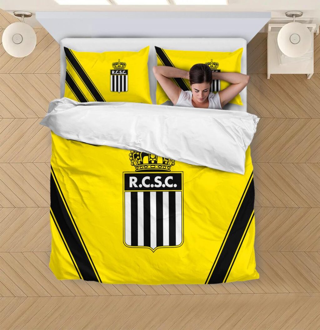 Belgian Pro League R Charleroi SC Bedding Duvet Cover + 1/2 Pillow Cases