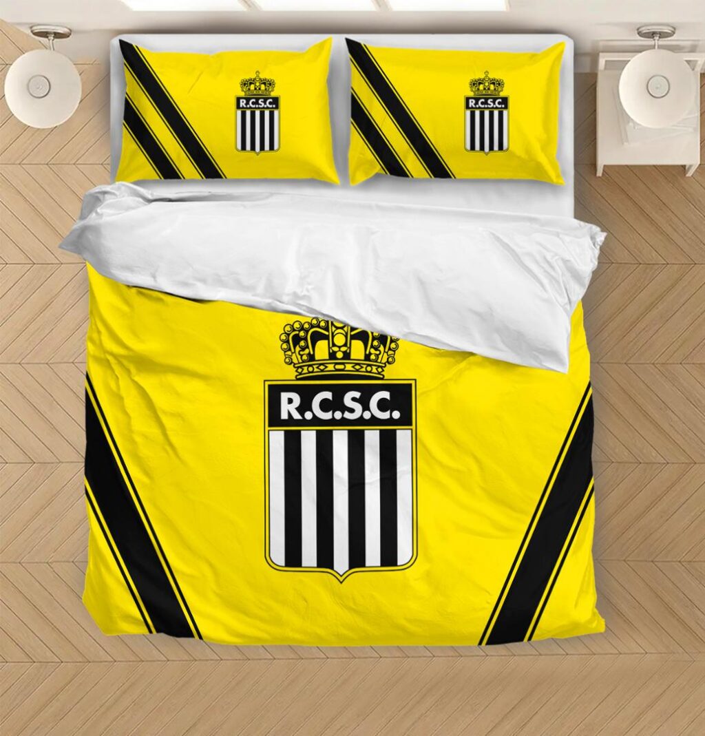 Belgian Pro League R Charleroi SC Bedding Duvet Cover + 1/2 Pillow Cases