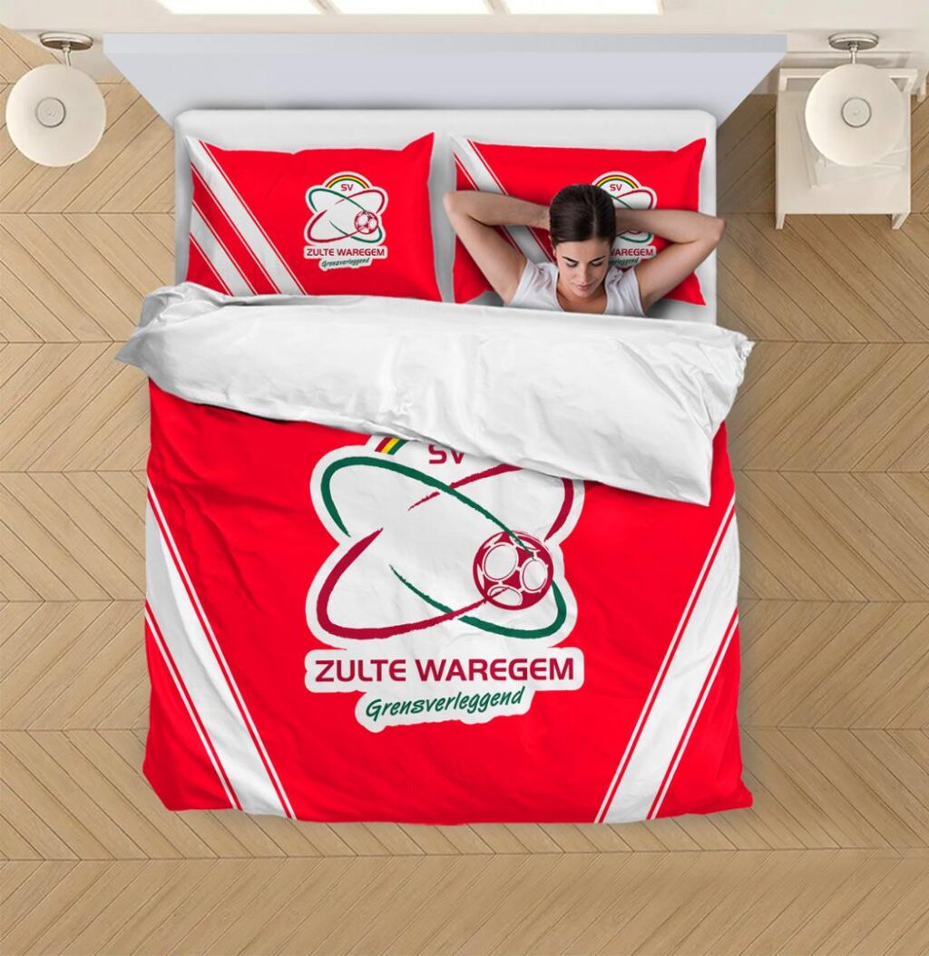 Belgian Pro League SV Zulte Waregem Bedding Duvet Cover + 1/2 Pillow Cases