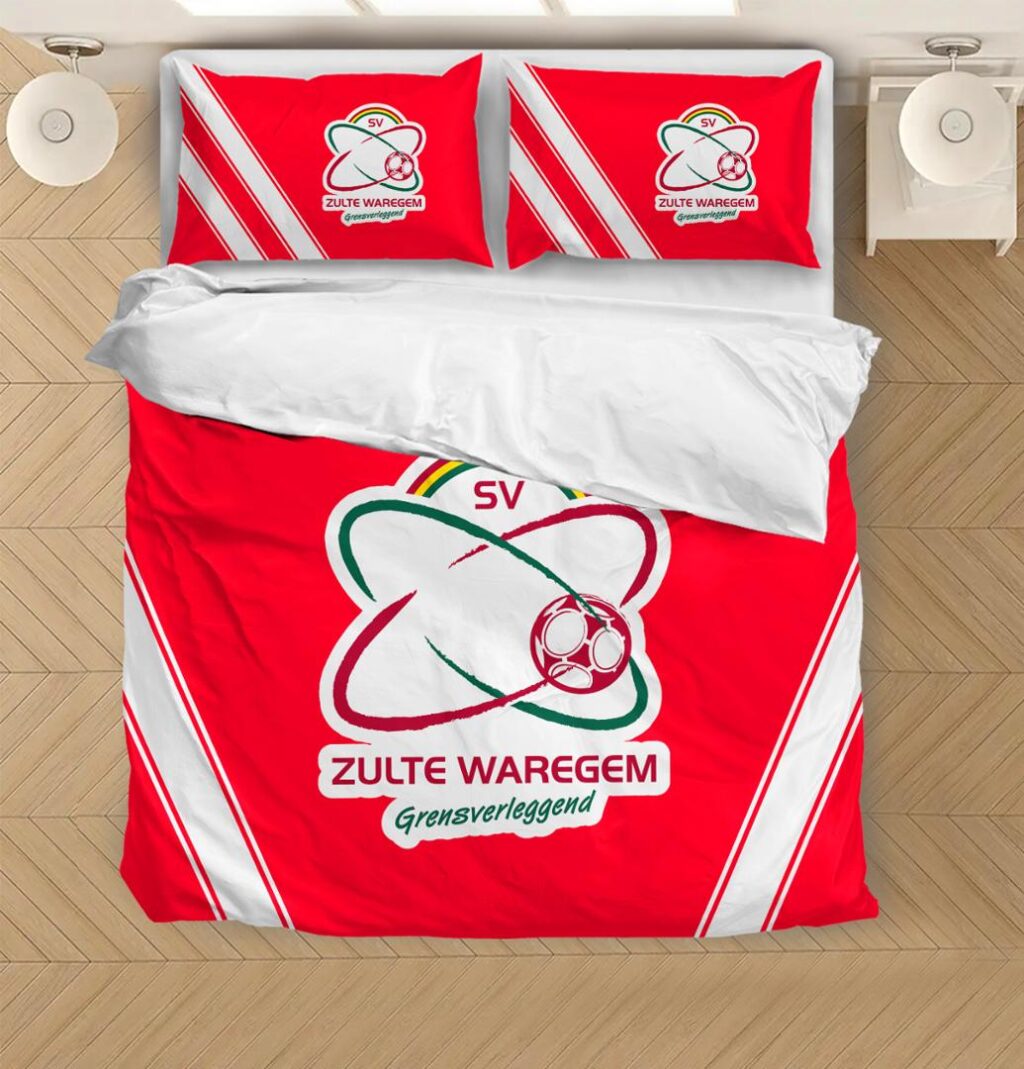 Belgian Pro League SV Zulte Waregem Bedding Duvet Cover + 1/2 Pillow Cases