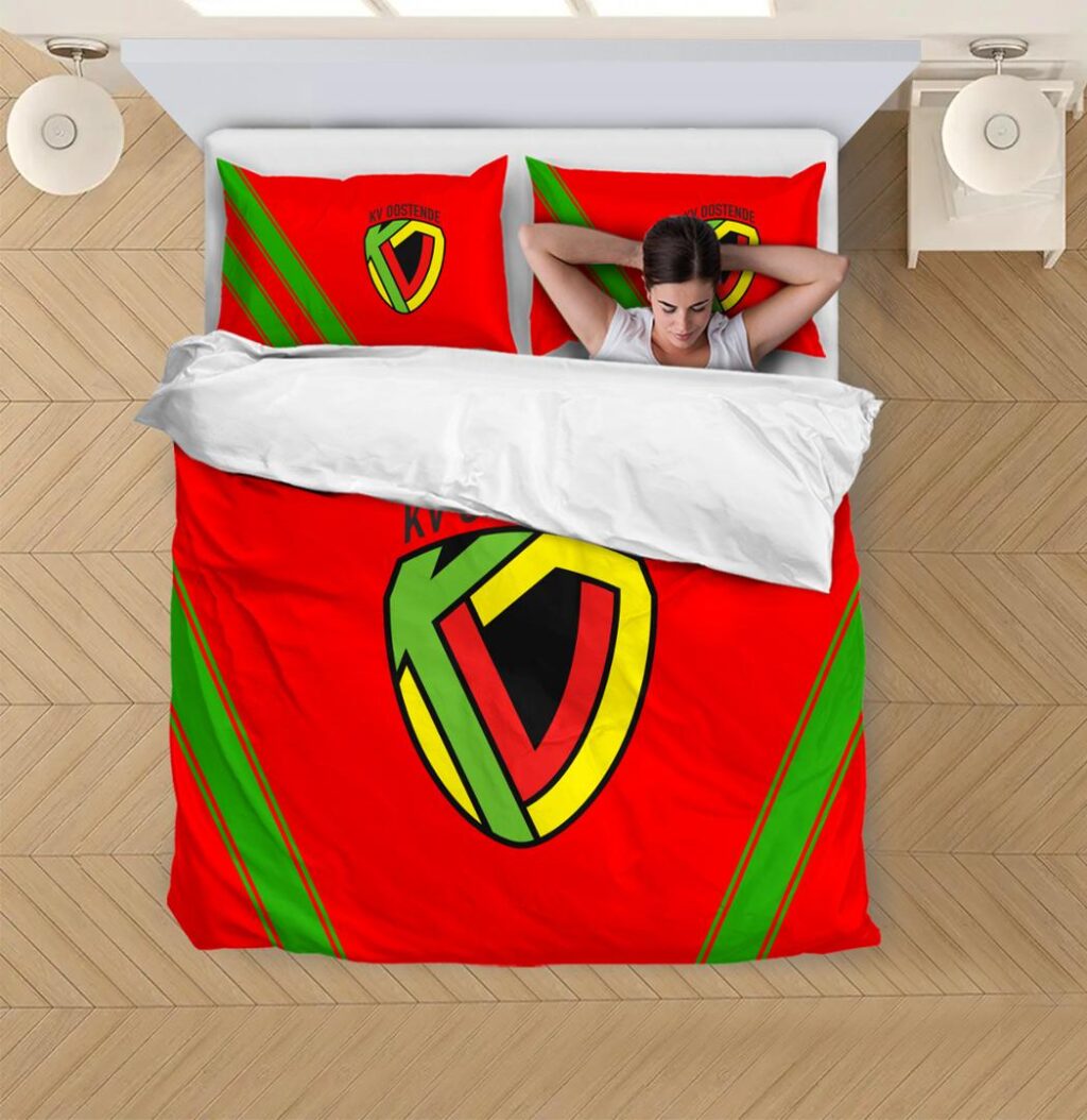 Belgian Pro League KV Oostende Bedding Duvet Cover + 1/2 Pillow Cases