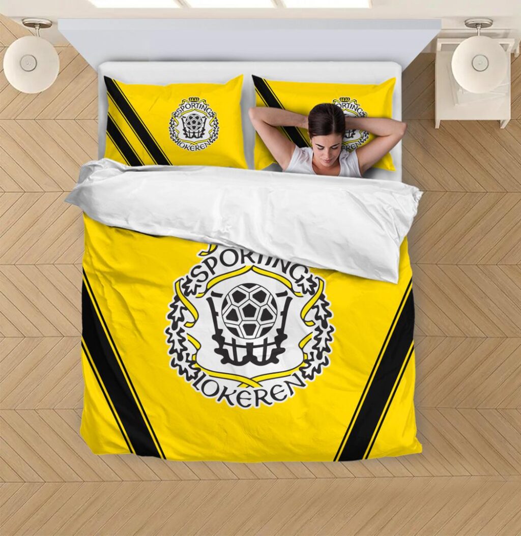 Belgian Pro League KSC Lokeren Oost Vlaanderen Bedding Duvet Cover + 1/2 Pillow Cases