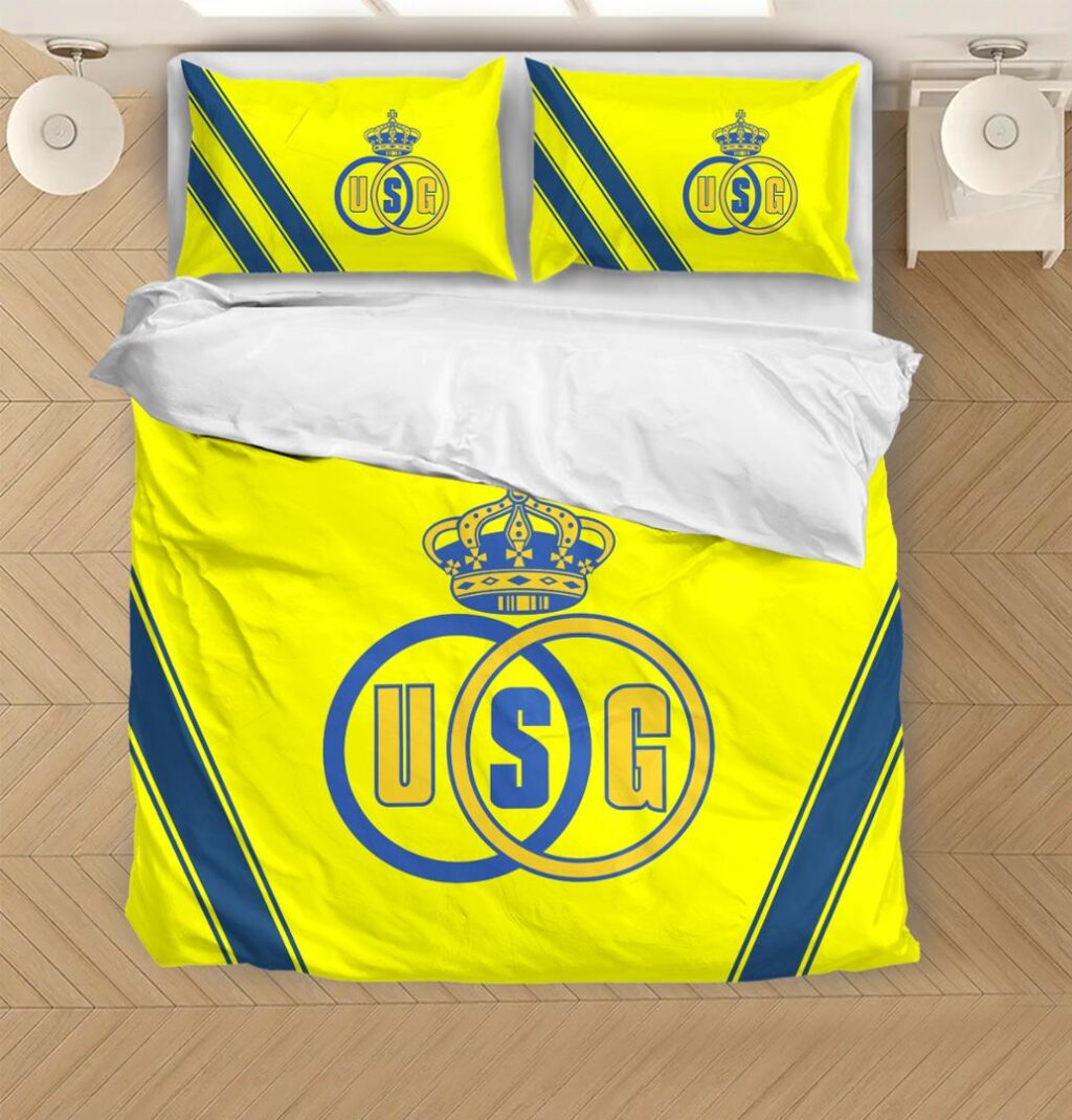 Belgian Pro League Royale Union Saint Gilloise Bedding Duvet Cover + 1/2 Pillow Cases