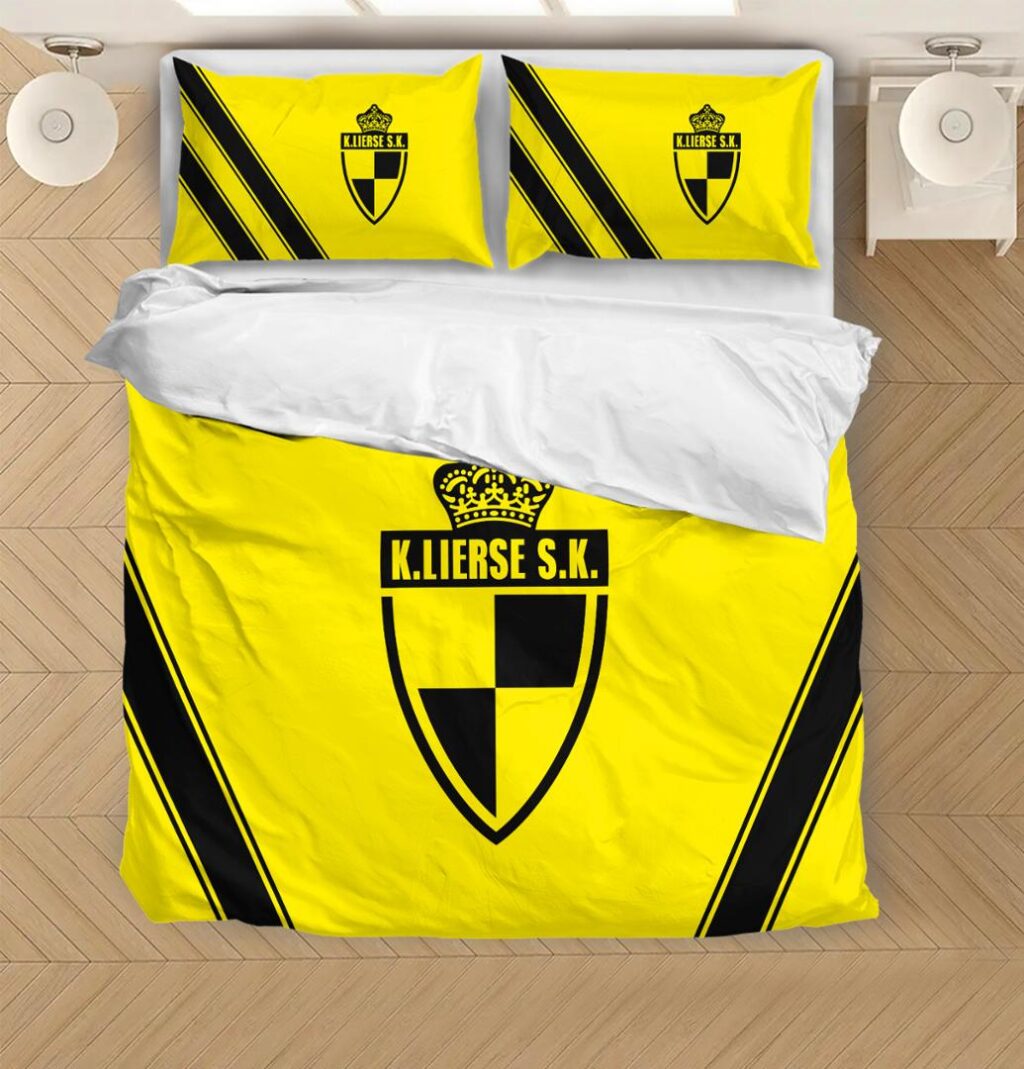 Belgian Pro League Lierse SK Bedding Duvet Cover + 1/2 Pillow Cases