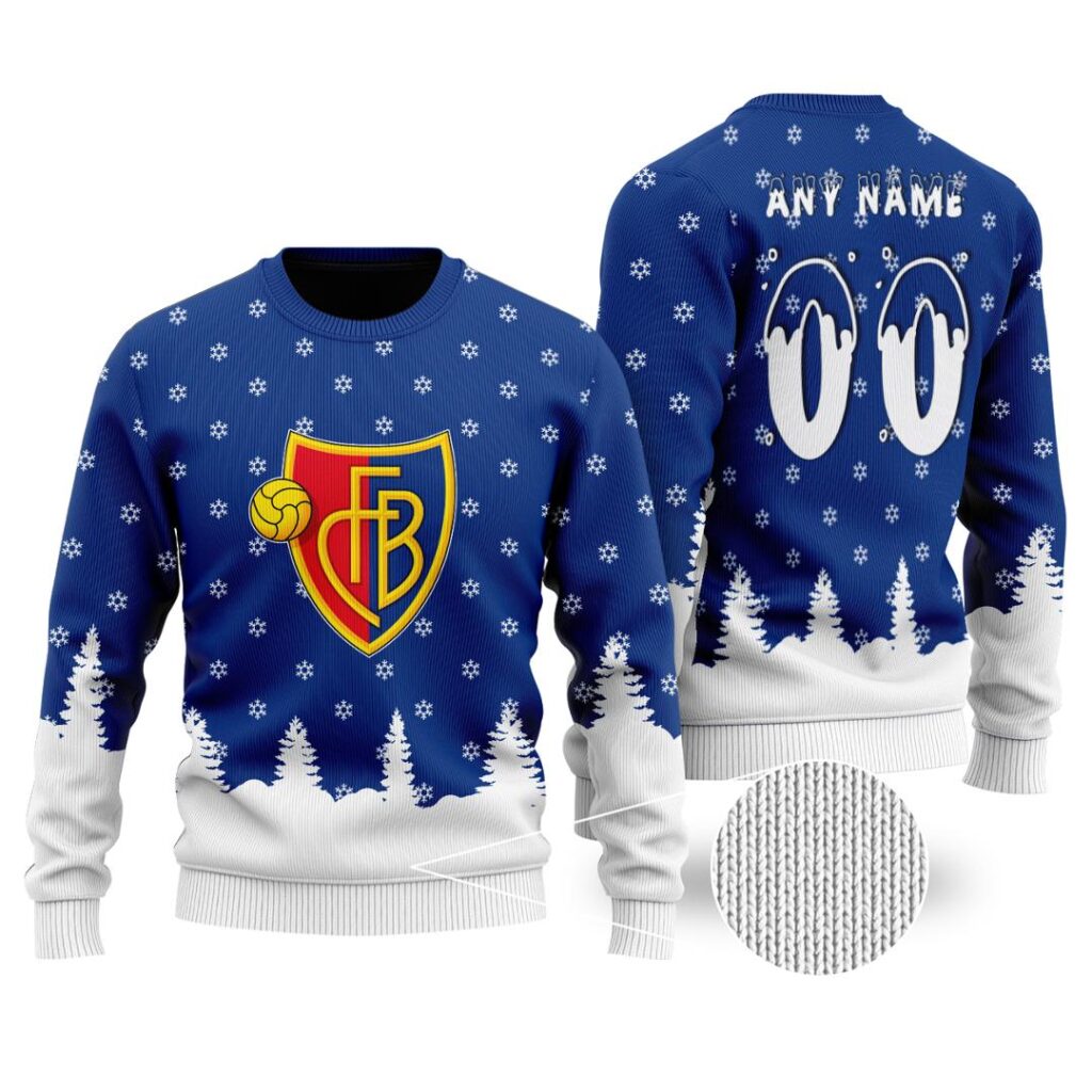 SFL FC Basel Merry Christmas Ugly Sweater | Hoodie | Zipper | T-Shirt | Polo | Long Paint