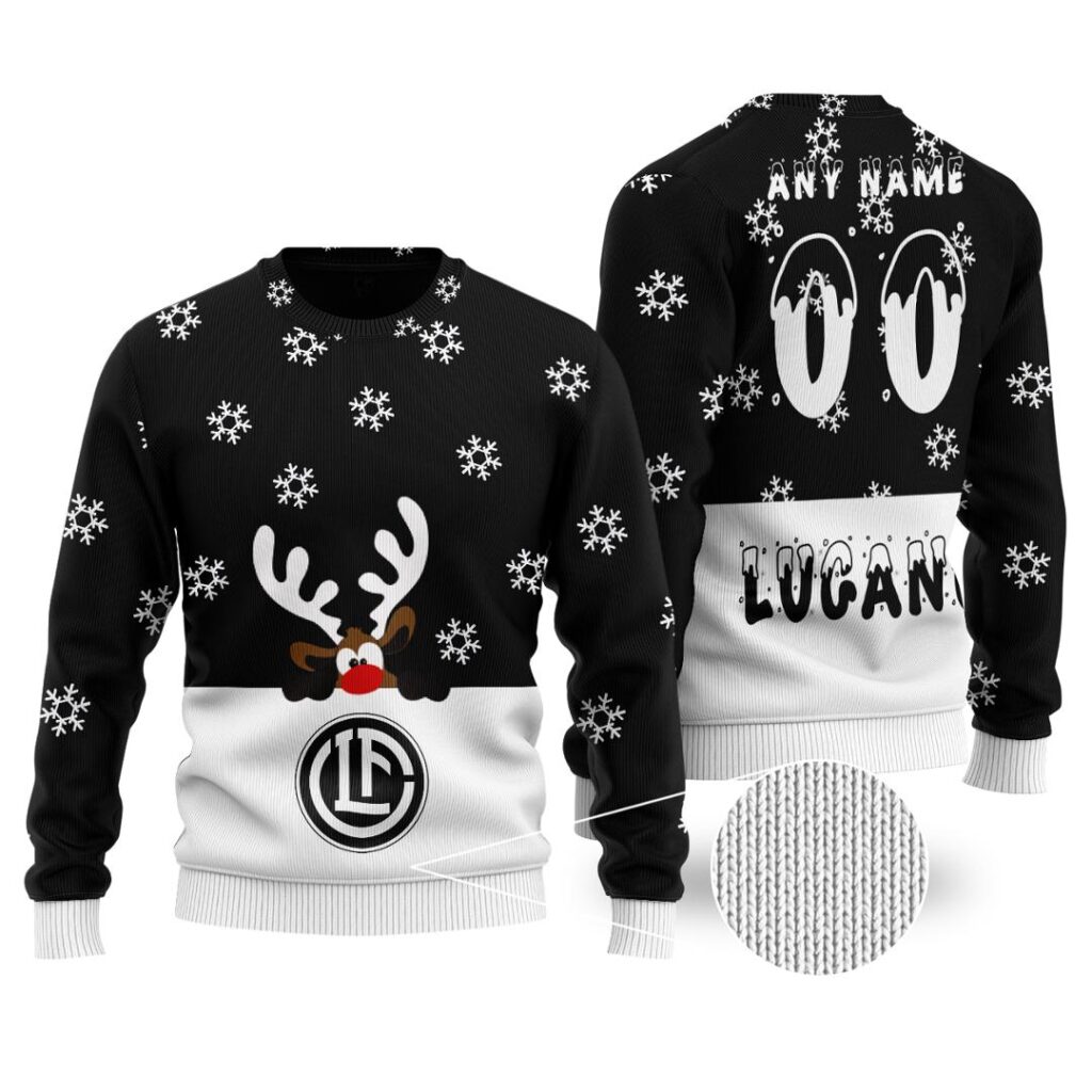 SFL FC Lugano Merry Christmas Ugly Sweater | Hoodie | Zipper | T-Shirt | Polo