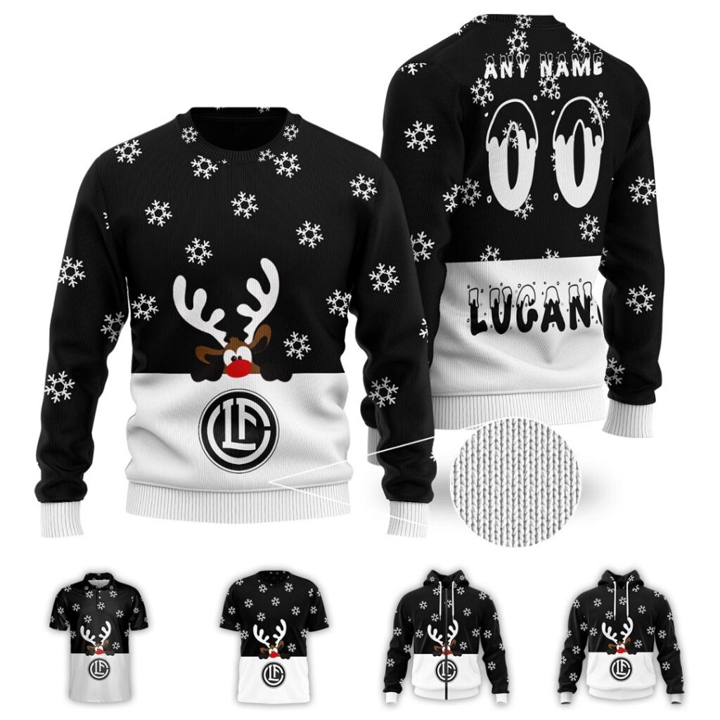 SFL FC Lugano Merry Christmas Ugly Sweater | Hoodie | Zipper | T-Shirt | Polo