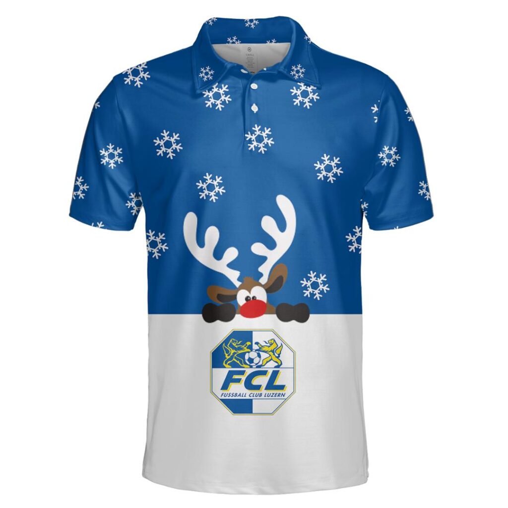 SFL FC Luzern Merry Christmas Ugly Sweater | Hoodie | Zipper | T-Shirt | Polo