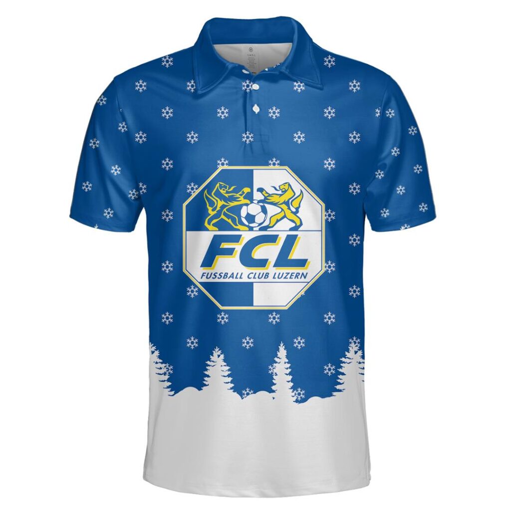 SFL FC Luzern Merry Christmas Ugly Sweater | Hoodie | Zipper | T-Shirt | Polo | Long Paint