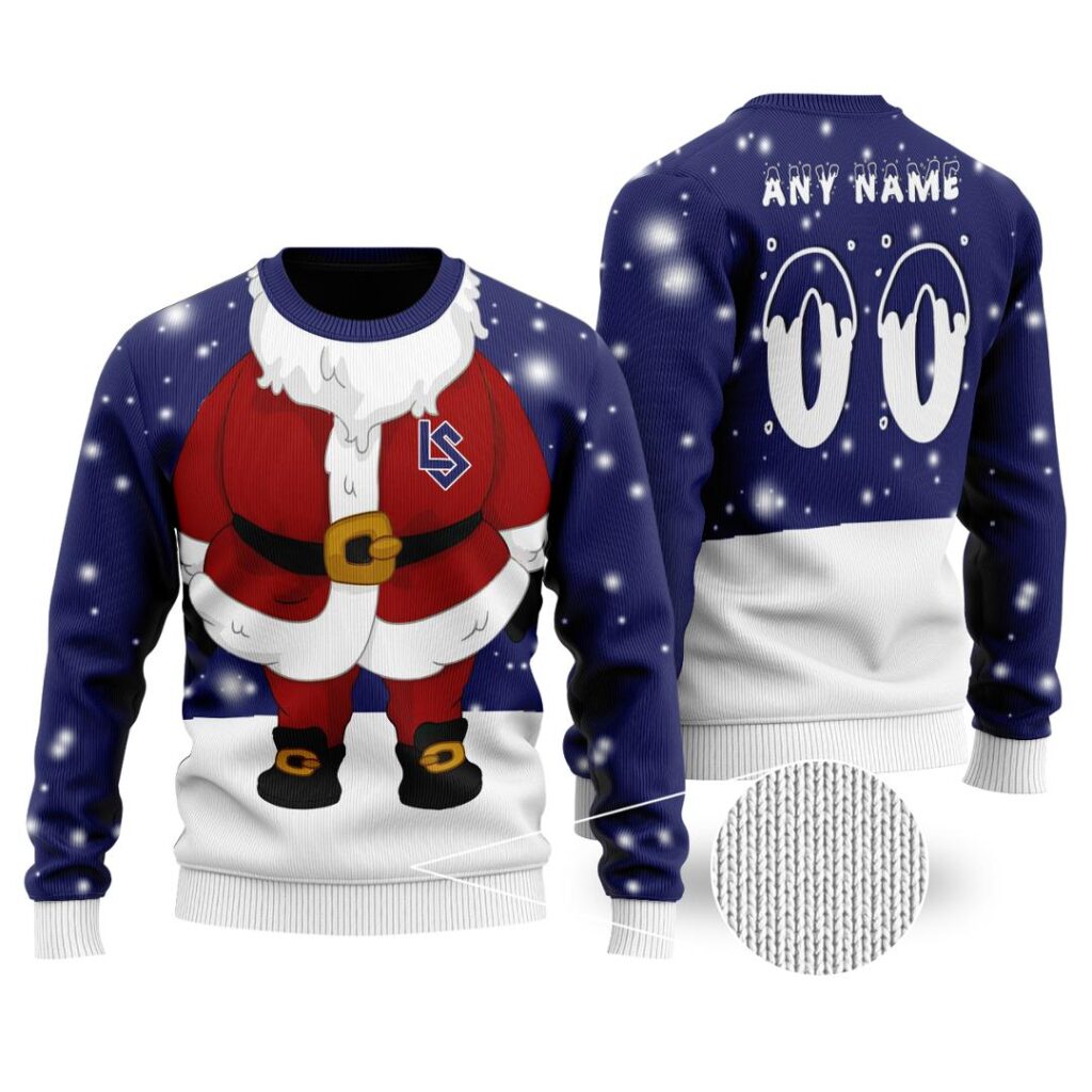 SFL FC Lausanne Sport Merry Christmas Ugly Sweater | Hoodie | Zipper | T-Shirt | Polo