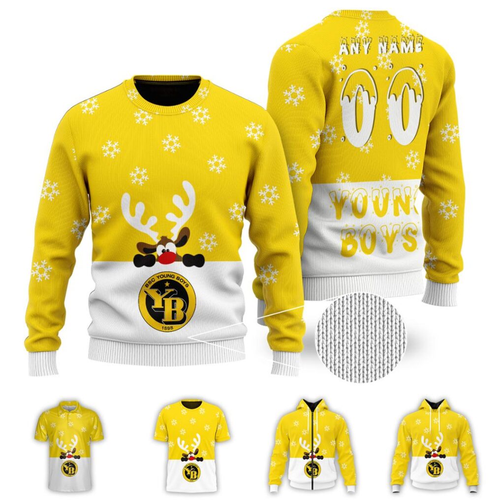 SFL BSC Young Boys Merry Christmas Ugly Sweater | Hoodie | Zipper | T-Shirt | Polo