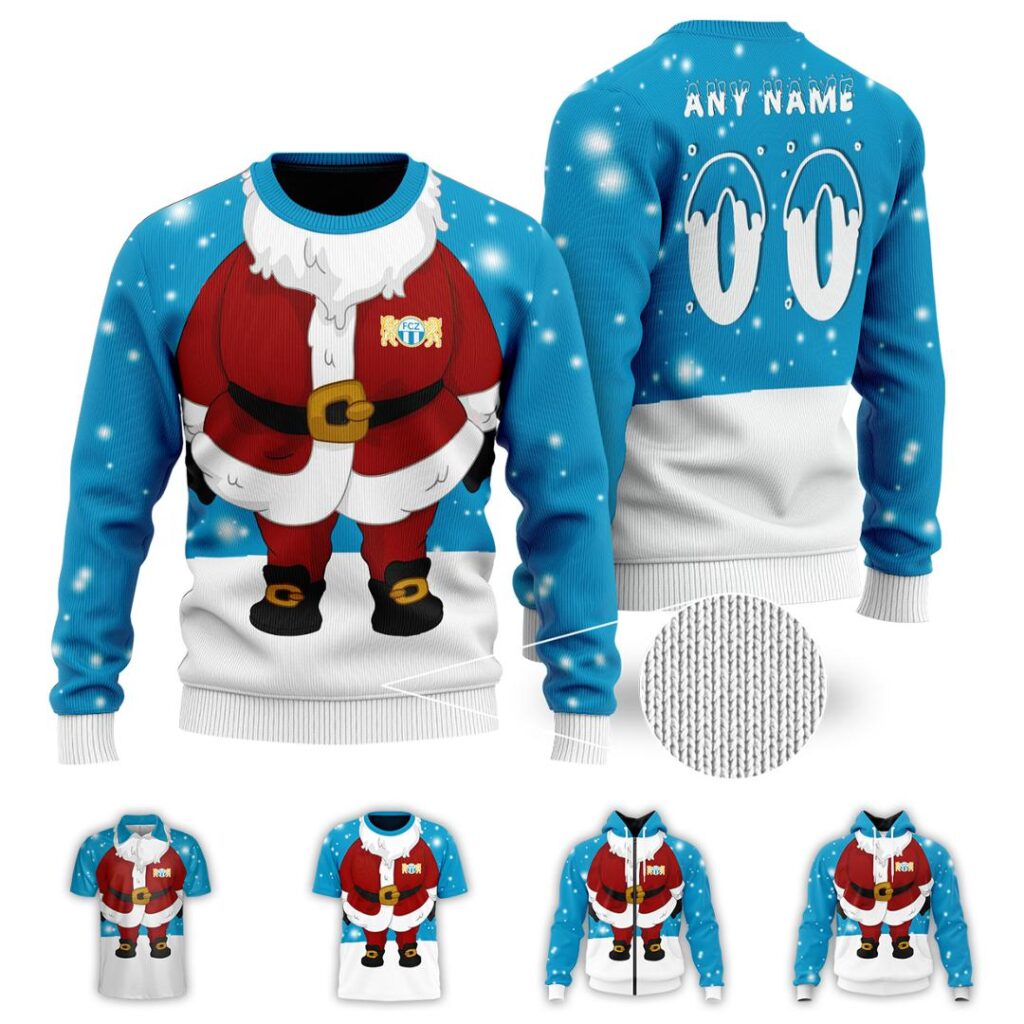 SFL FC Zurich Merry Christmas Ugly Sweater | Hoodie | Zipper | T-Shirt | Polo