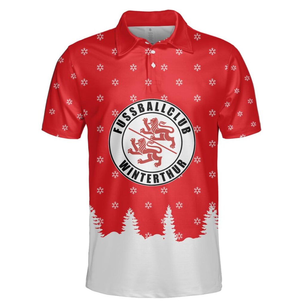 SFL FC Winterthur Merry Christmas Ugly Sweater | Hoodie | Zipper | T-Shirt | Polo | Long Paint