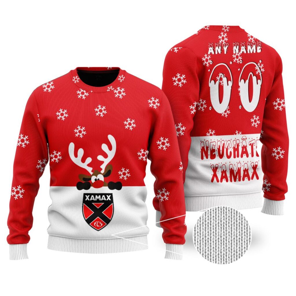 SFL Neuchatel Xamax FCS Merry Christmas Ugly Sweater | Hoodie | Zipper | T-Shirt | Polo