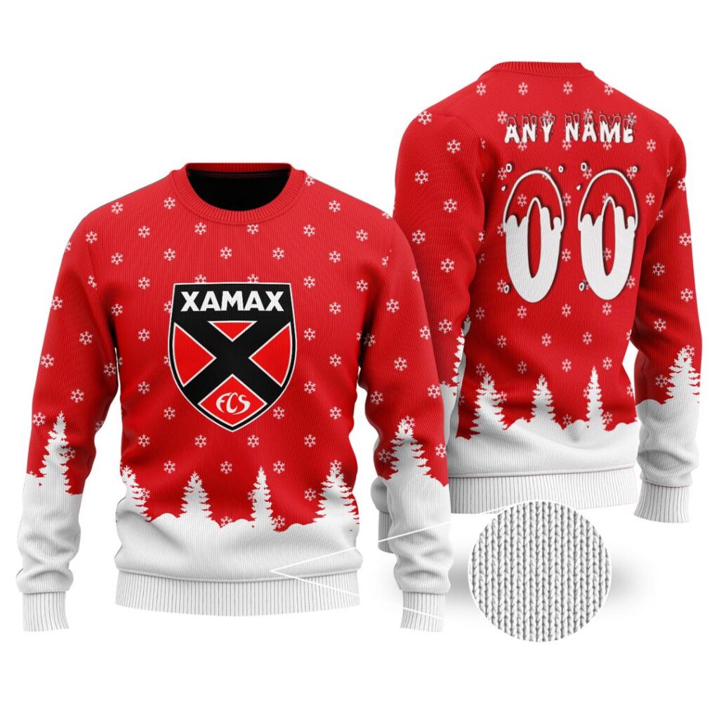 SFL Neuchatel Xamax FCS Merry Christmas Ugly Sweater | Hoodie | Zipper | T-Shirt | Polo | Long Paint