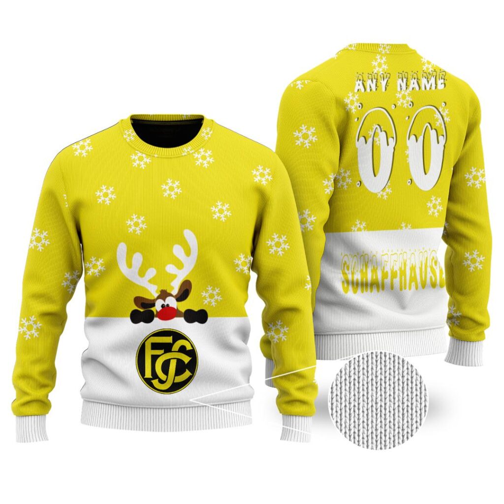 SFL FC Schaffhausen Merry Christmas Ugly Sweater | Hoodie | Zipper | T-Shirt | Polo