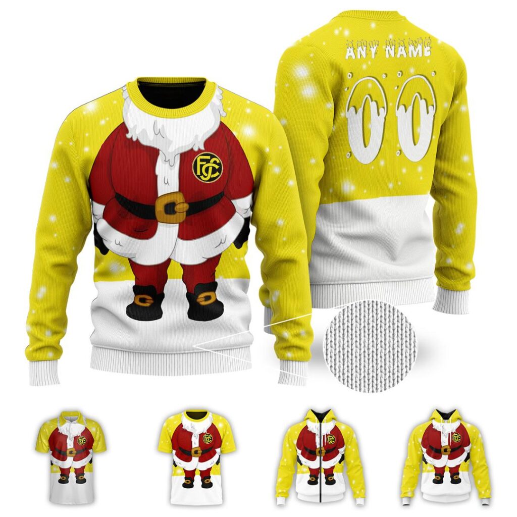 SFL FC Schaffhausen Merry Christmas Ugly Sweater | Hoodie | Zipper | T-Shirt | Polo