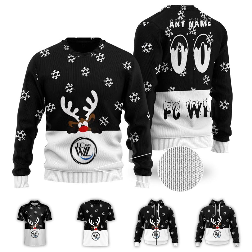 SFL FC Wil Merry Christmas Ugly Sweater | Hoodie | Zipper | T-Shirt | Polo