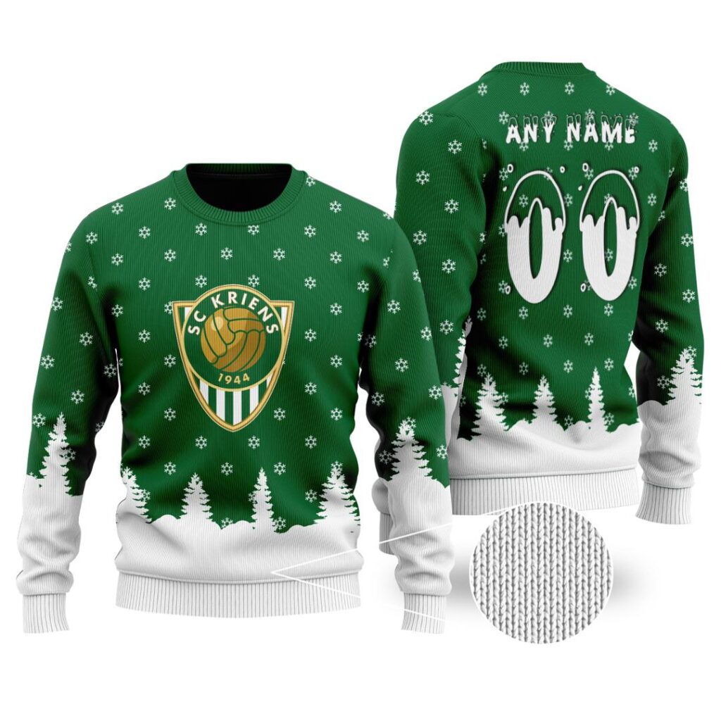 SFL SC Kriens Merry Christmas Ugly Sweater | Hoodie | Zipper | T-Shirt | Polo | Long Paint