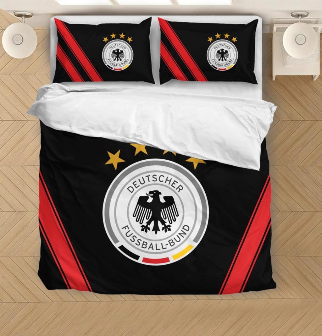 DFL Germany Bedding Duvet Cover | Quilt + 1|2 Pillow Cases