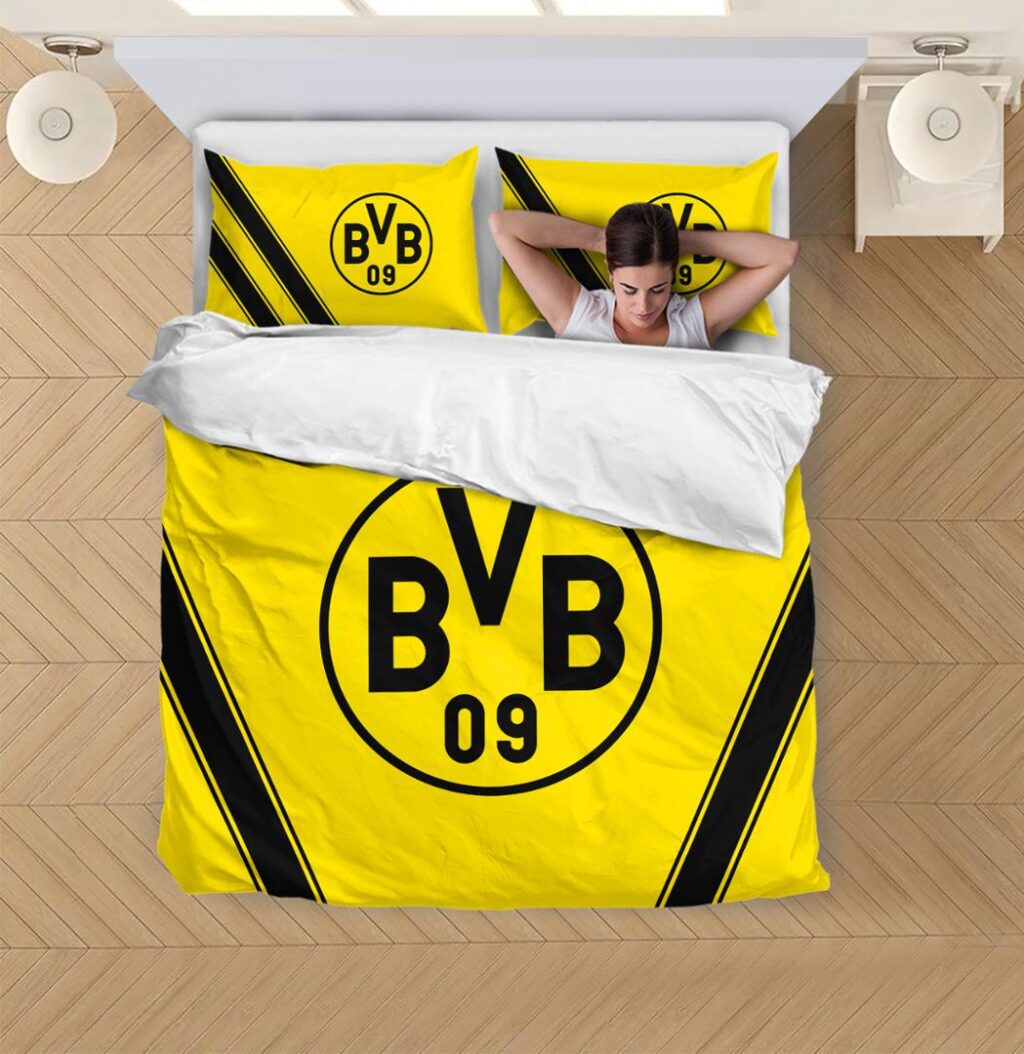 DFL Borussia Dortmund Bedding Duvet Cover | Quilt + 1|2 Pillow Cases