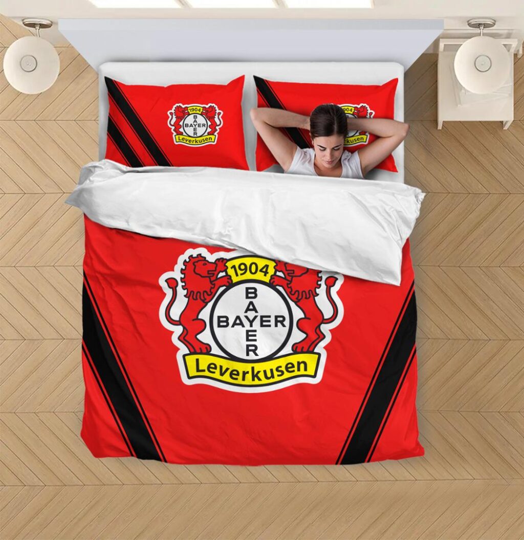 DFL Bayer Leverkusen Bedding Duvet Cover | Quilt + 1|2 Pillow Cases