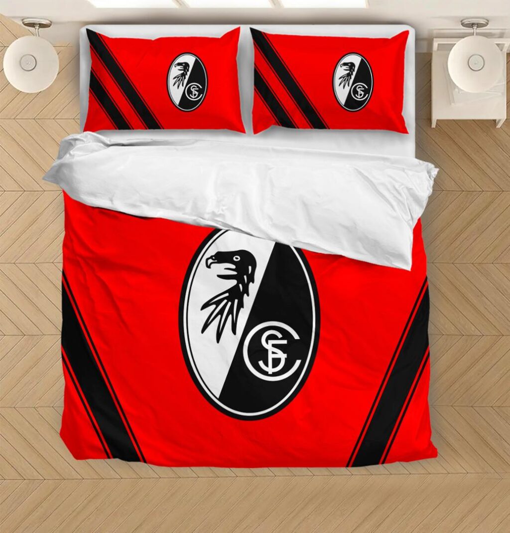 DFL SC Freiburg Bedding Duvet Cover | Quilt + 1|2 Pillow Cases