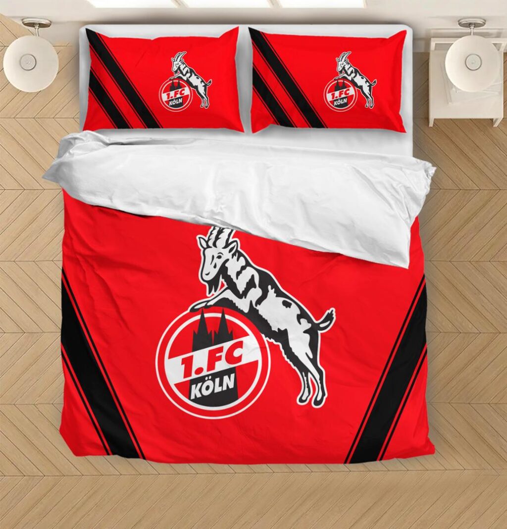 DFL FC Koln Bedding Duvet Cover | Quilt + 1|2 Pillow Cases